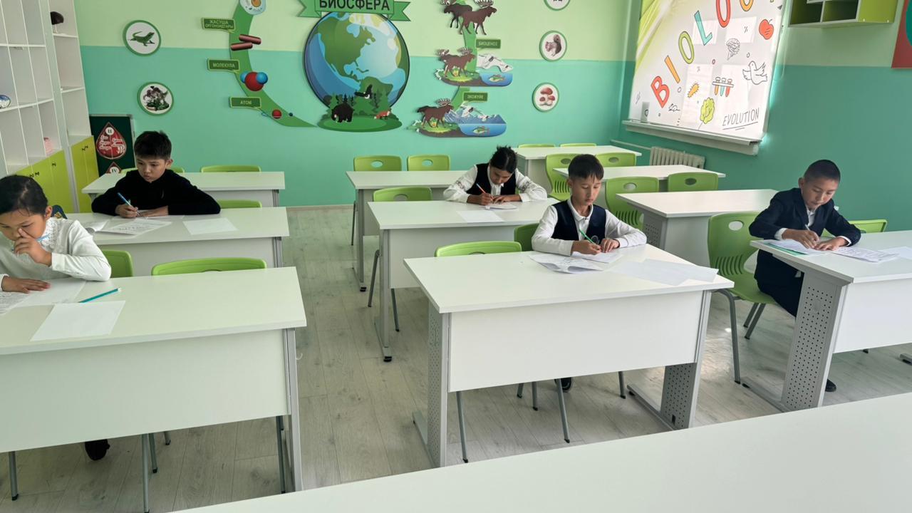 5-6 сыныптар арасында мектепішілік “Алтын сақа” олимпиадасы өтті.