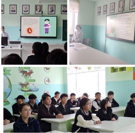"Семей қаласы №2 емханасы" ШЖҚ КМК "Жас Асыл" Жастар денсаулық орталығының мамандары 2]25 жылдың қыркүйек айында 8-11 сынып оқушыларына "Ерте жүктіліктің алдын алу " тақырыбында кеңес беру өткізді.