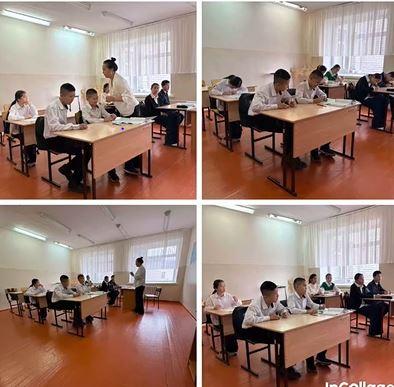 Жарқын жалпы орта білім беретін мектебінде "Психологиялық-педагогикалық қолдау қызметі" апталығы аясында мектептің әлеуметтік педагогы М.Б.Бекенова 7-сынып оқушыларымен "Ынтымаққа қадам" квестін өткізді.